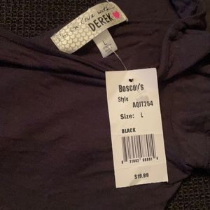 Derek heart crisscross back crop top. Large. NWT.